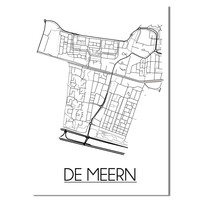 De Meern Plattegrond poster