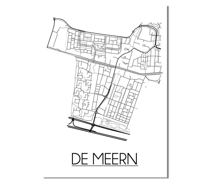 De Meern Plattegrond poster