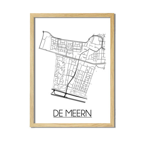 De Meern Plattegrond poster 