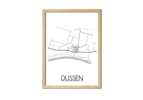 DesignClaud Dussen Plattegrond poster