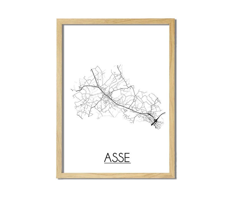 Asse Plattegrond poster