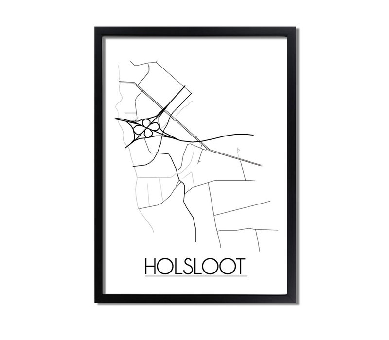 Holsloot Plattegrond poster