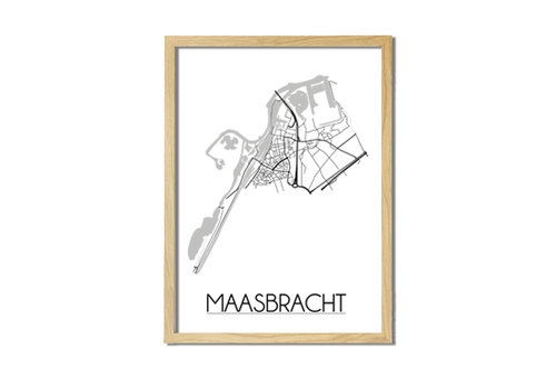 DesignClaud Maasbracht Plattegrond poster