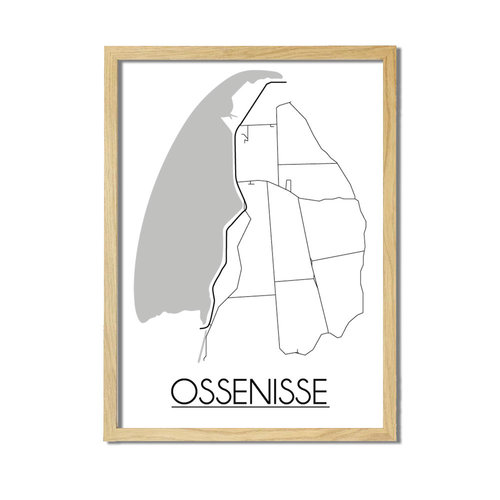 Ossenisse Plattegrond poster 