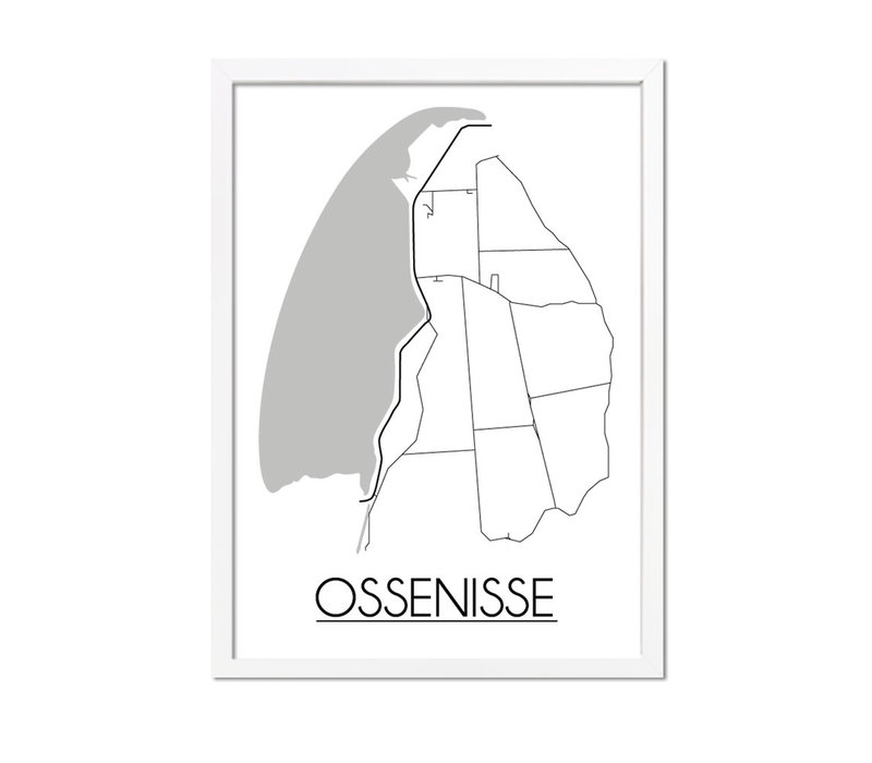 Ossenisse Plattegrond poster