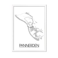 Pannerden Plattegrond poster