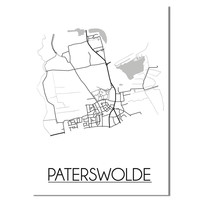 Paterswolde Plattegrond poster