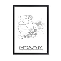 Paterswolde Plattegrond poster