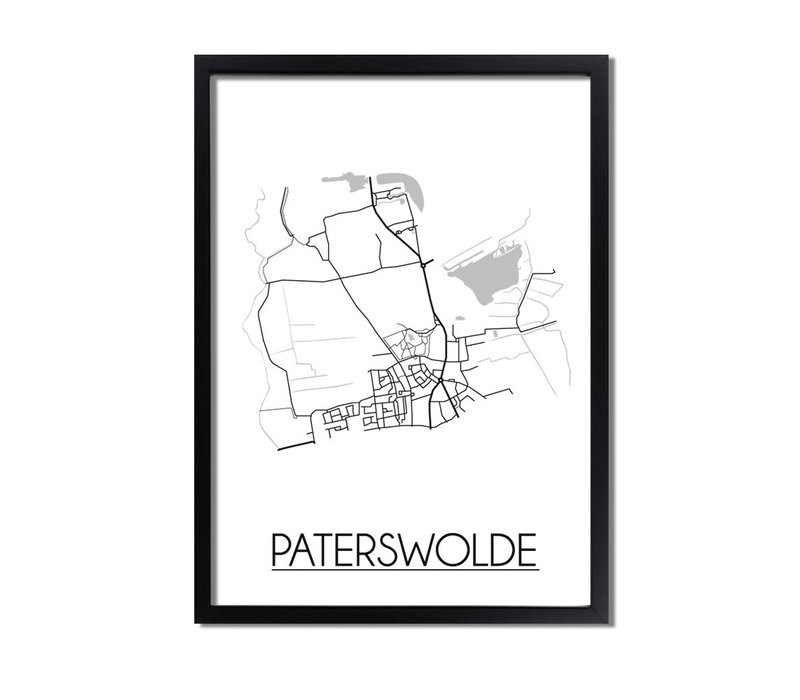 Paterswolde Plattegrond poster