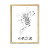 Pijnacker Plattegrond poster