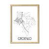 Groenlo Plattegrond poster