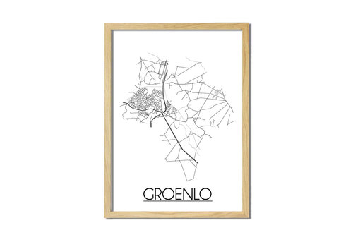 DesignClaud Groenlo Plattegrond poster