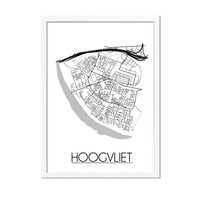 Hoogvliet Plattegrond poster