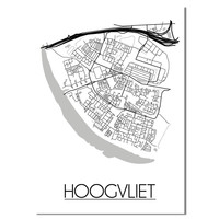 Hoogvliet Plattegrond poster