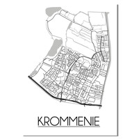 Krommenie Plattegrond poster