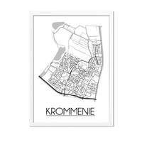 Krommenie Plattegrond poster