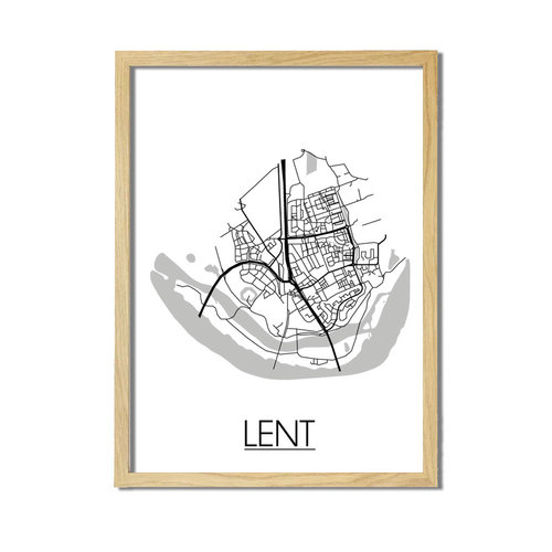 Lent Plattegrond poster 