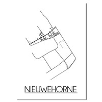 Nieuwehorne Plattegrond poster