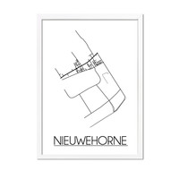 Nieuwehorne Plattegrond poster