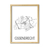 DesignClaud Ossendrecht Plattegrond poster