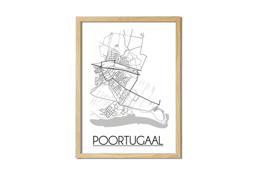 DesignClaud Poortugaal Plattegrond poster