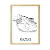 Rhoon Plattegrond poster