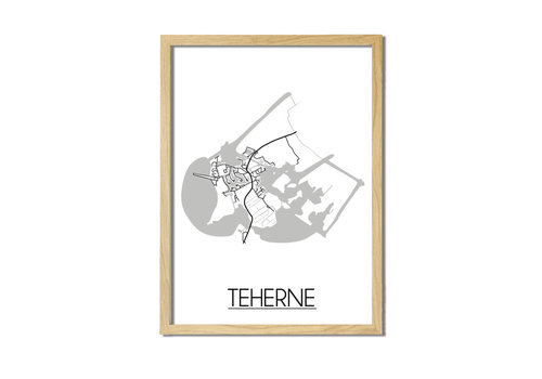 DesignClaud Teherne Plattegrond poster