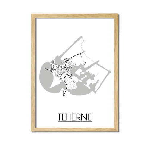 Teherne Plattegrond poster 