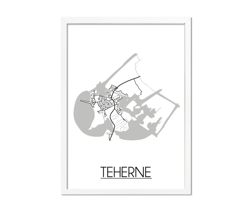 Teherne Plattegrond poster