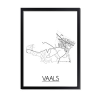 Vaals Plattegrond poster