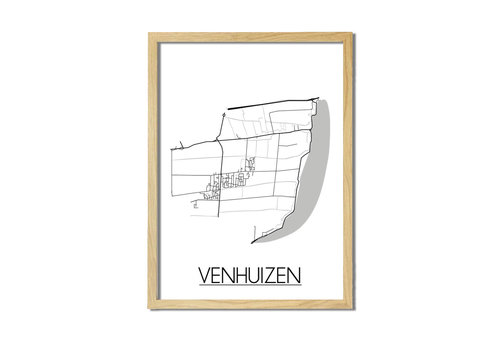 DesignClaud Venhuizen Plattegrond poster