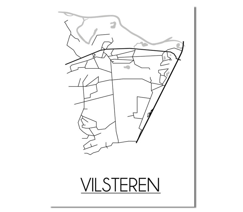 Vilsteren Plattegrond poster