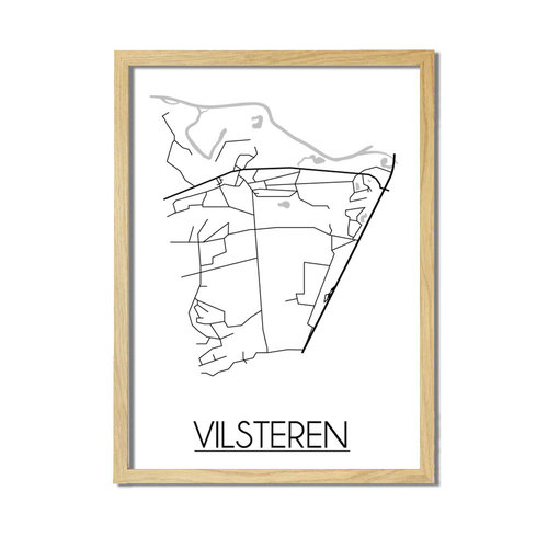 Vilsteren Plattegrond poster 