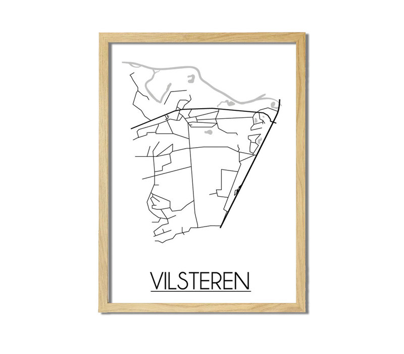 Vilsteren Plattegrond poster