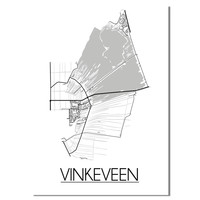 Vinkeveen Plattegrond poster