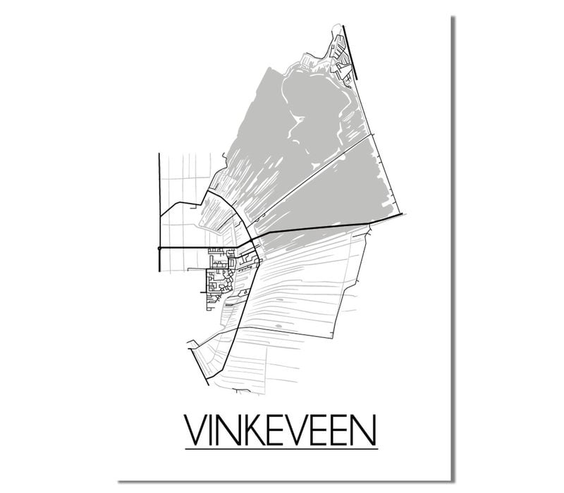 Vinkeveen Plattegrond poster