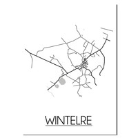 Wintelre Plattegrond poster