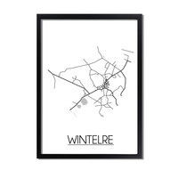 Wintelre Plattegrond poster