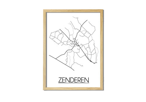 DesignClaud Zenderen Plattegrond poster