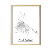 Zevenaar Plattegrond poster