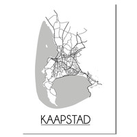 Kaapstad Plattegrond poster