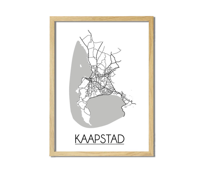 Kaapstad Plattegrond poster