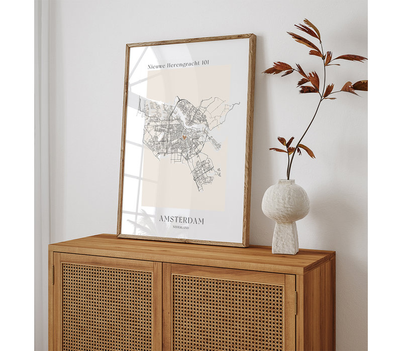 Stadtplan-poster auf Wunsch - Copy