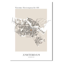 Stadtplan-poster auf Wunsch - Copy