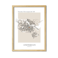 Stadtplan-poster auf Wunsch - Copy