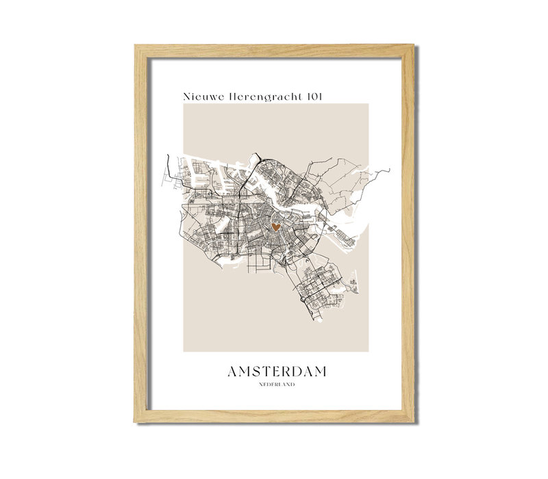 Stadtplan-poster auf Wunsch - Copy