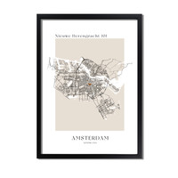 Stadtplan-poster auf Wunsch - Copy