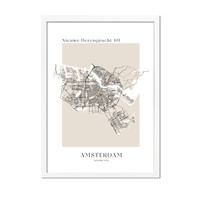 Stadtplan-poster auf Wunsch - Copy