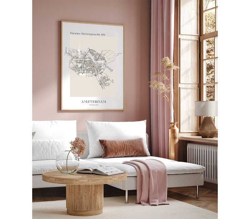 Stadtplan-poster auf Wunsch - Copy
