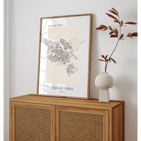 Hochzeitsposter Stadtplan - Hochzeitsgeschenk personalisiert - Copy